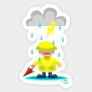 Rain Rain Sticker